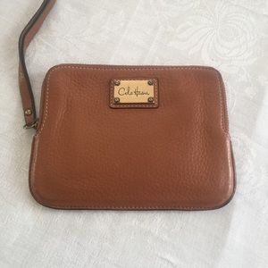 Cole Haan Leather Wristlet